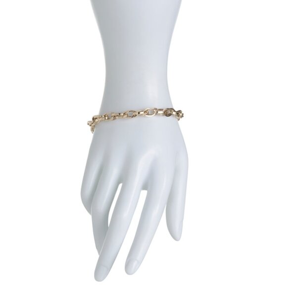 MIA FIORE Gold Made In Italy 14kt Gold Rope Bracelet - Picture 2 of 2